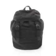 Pre-owned Leather backpacks Yves Saint Laurent Vintage , Black , Dames