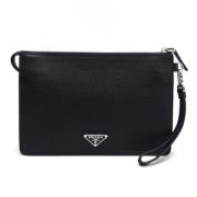 Pre-owned Leather prada-bags Prada Vintage , Black , Dames