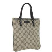 Pre-owned Leather gucci-bags Gucci Vintage , Beige , Dames