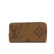 Pre-owned Canvas wallets Louis Vuitton Vintage , Brown , Dames