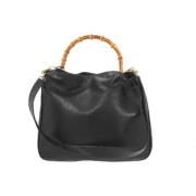 Pre-owned Leather gucci-bags Gucci Vintage , Black , Dames