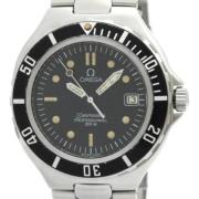 Pre-owned Stainless Steel watches Omega Vintage , Black , Heren