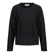 Danila Pinstripe Punta &Co Woman , Black , Dames