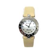 Pre-owned Stainless Steel watches Bvlgari Vintage , White , Dames