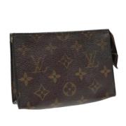 Pre-owned Canvas pouches Louis Vuitton Vintage , Brown , Dames