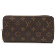 Pre-owned Canvas wallets Louis Vuitton Vintage , Brown , Dames