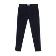 Moderne Slim-Fit Broeken voor Mannen Briglia , Black , Heren