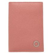 Pre-owned Leather wallets Bvlgari Vintage , Pink , Dames