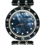 Pre-owned Stainless Steel watches Bvlgari Vintage , Blue , Dames