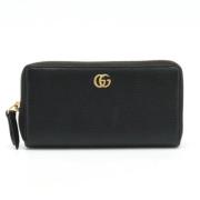 Pre-owned Leather wallets Gucci Vintage , Black , Dames