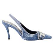 Denim D-Venus Hakken Blauw Diesel , Blue , Dames