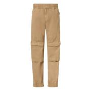 Cargo Stijl Organisch Katoenen Broek Diesel , Brown , Heren