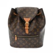 Pre-owned Fabric backpacks Louis Vuitton Vintage , Brown , Dames