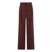 Dameskleding Broek Bordeaux Aw24 Tagliatore , Brown , Dames