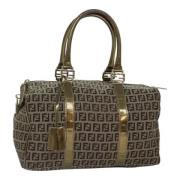 Pre-owned Canvas fendi-bags Fendi Vintage , Brown , Dames