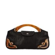 Pre-owned Leather handbags Miu Miu Pre-owned , Black , Dames