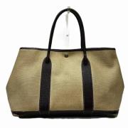 Pre-owned Canvas totes Hermès Vintage , Beige , Dames