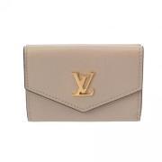 Pre-owned Leather wallets Louis Vuitton Vintage , Gray , Dames