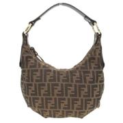 Pre-owned Canvas fendi-bags Fendi Vintage , Brown , Dames