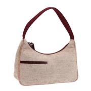 Pre-owned Canvas handbags Prada Vintage , Beige , Dames