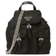 Pre-owned Nylon prada-bags Prada Vintage , Black , Dames