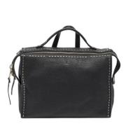 Pre-owned Leather fendi-bags Fendi Vintage , Black , Dames