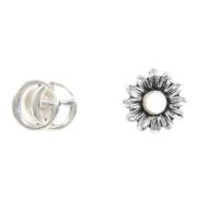 Pre-owned Metal earrings Gucci Vintage , Gray , Dames