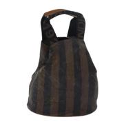 Pre-owned Canvas shoulder-bags Fendi Vintage , Brown , Dames