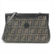 Pre-owned Canvas fendi-bags Fendi Vintage , Brown , Dames