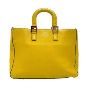 Pre-owned Leather fendi-bags Fendi Vintage , Yellow , Dames