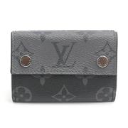 Pre-owned Canvas wallets Louis Vuitton Vintage , Black , Dames