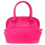 Pre-owned Leather fendi-bags Fendi Vintage , Pink , Dames