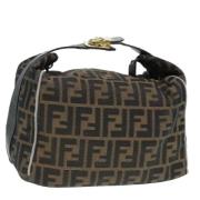 Pre-owned Canvas handbags Fendi Vintage , Brown , Dames