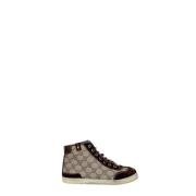 Pre-owned Fabric sneakers Gucci Vintage , Brown , Dames