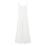 Stijlvolle Jumpsuit voor Vrouwen Max Mara , White , Dames