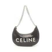 Pre-owned Leather celine-bags Celine Vintage , Black , Dames