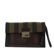 Pre-owned Canvas fendi-bags Fendi Vintage , Black , Dames