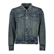 Klassieke Denim Jack Saint Laurent , Blue , Heren