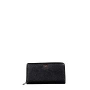 Pre-owned Leather wallets Dolce & Gabbana Pre-owned , Black , Dames