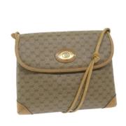 Pre-owned Leather gucci-bags Gucci Vintage , Beige , Dames