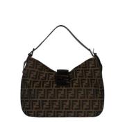 Pre-owned Canvas fendi-bags Fendi Vintage , Brown , Dames