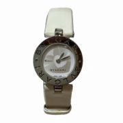 Pre-owned Stainless Steel watches Bvlgari Vintage , White , Dames