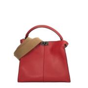 Pre-owned Leather fendi-bags Fendi Vintage , Red , Dames