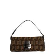 Pre-owned Canvas fendi-bags Fendi Vintage , Brown , Dames