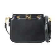 Pre-owned Leather fendi-bags Fendi Vintage , Black , Dames