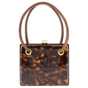 Pre-owned Plastic fendi-bags Fendi Vintage , Brown , Dames