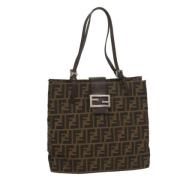 Pre-owned Canvas fendi-bags Fendi Vintage , Brown , Dames