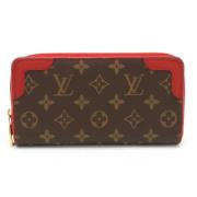 Pre-owned Canvas wallets Louis Vuitton Vintage , Red , Dames