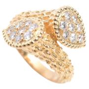 Pre-owned Metal rings Bvlgari Vintage , Yellow , Dames