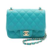 Pre-owned Canvas chanel-bags Chanel Vintage , Blue , Dames